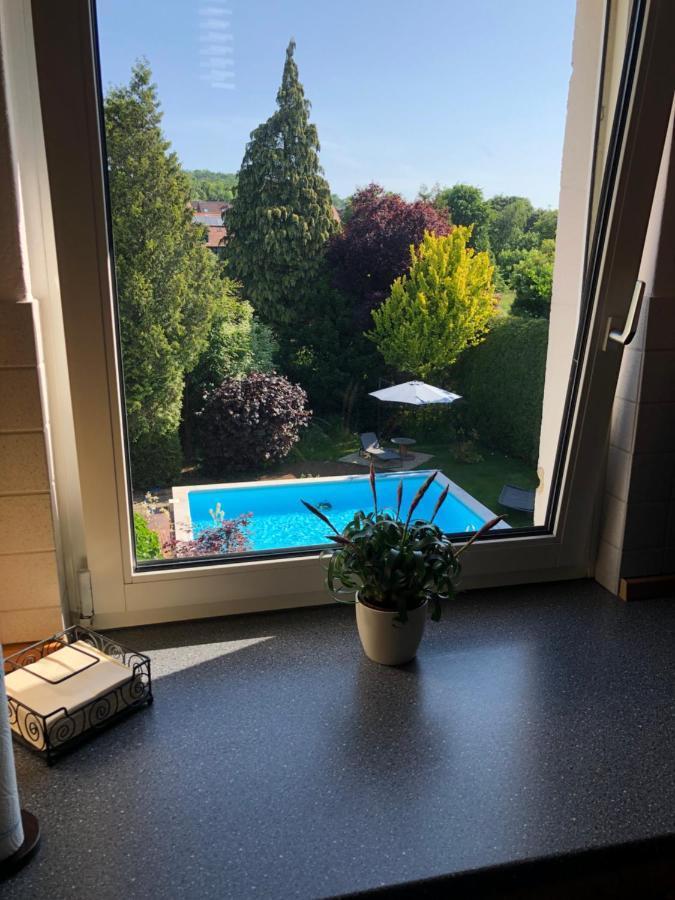Ferienwohnung Ober Widdersheim Nidda Exterior foto